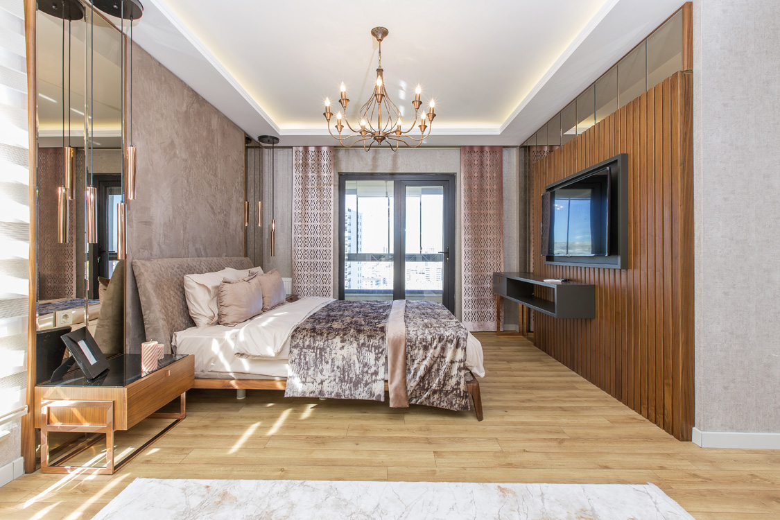 gesd mobilya proje örnek daire iç mimarlık iç mimari tasarım mobilya koltuk tv ünitesi yatak odası yemek odası